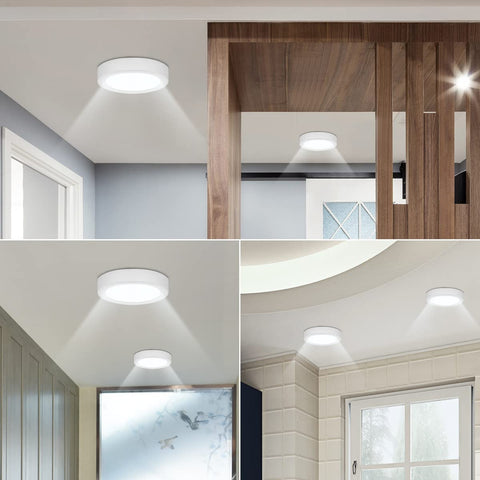 2 szt. Lampa sufitowa LED, 12 W 6000 K chłodna biel, nowoczesna lampa sufitowa okrągła lampa sufitowa, płaska lampa sufitowa LED do sypialni, salonu, jadalni