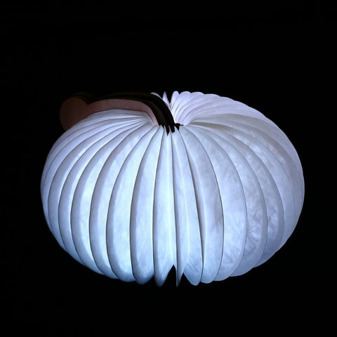 Składana lampka do książki - Lampka nocna dla dzieci - Przenośna lampa papierowa - 7 kolorów - Ładowanie przez USB