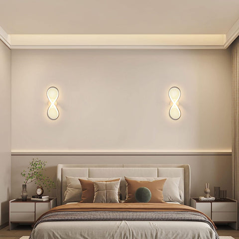 Nowoczesny design Lampa sufitowa LED Ciepła biała lampa sufitowa 3000K do salonu Sypialnia Jadalnia Biuro Biała