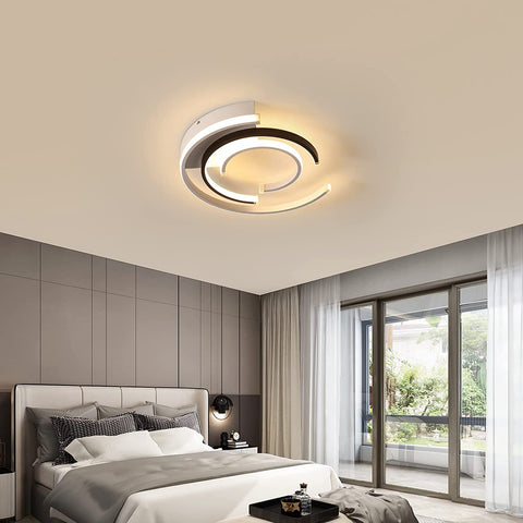 Lampa sufitowa LED z możliwością przyciemniania z pilotem 36W Nowoczesna lampa sufitowa LED 41cm Lampy sufitowe do sypialni do domowego biura Sypialnia Salon Kuchnia Balkon Przedpokój, 3000-6000K