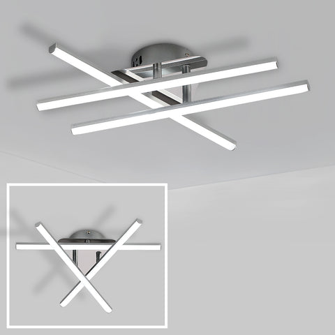 Lampa sufitowa LED, minimalistyczna lampa sufitowa LED 18 W, chłodne białe światła, 6500 K, zintegrowane diody LED, lampa sufitowa do sypialni, salonu, jadalni, IP20