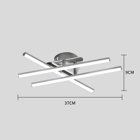 Lampa sufitowa LED, minimalistyczna lampa sufitowa LED 18 W, chłodne białe światła, 6500 K, zintegrowane diody LED, lampa sufitowa do sypialni, salonu, jadalni, IP20