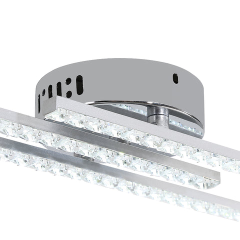 Nowoczesna lampa sufitowa LED, lampa sufitowa LED do montażu podtynkowego z 3 lampami, nowoczesna lampa sufitowa do sypialni, salonu, jadalni, kuchni