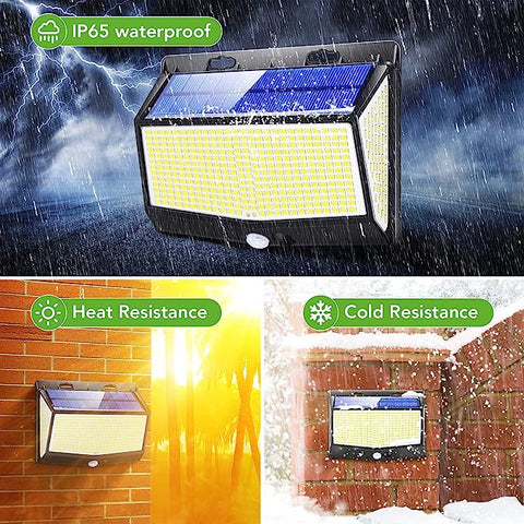 2 szt. Solarna lampa ścienna zewnętrzny czujnik ruchu kinkiet LED na dziedziniec ogród korytarz taras zamknij ścieżkę ścienną Patio willa