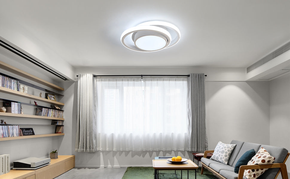 Plafonnier LED, Rond Lampe de Plafond 32W 