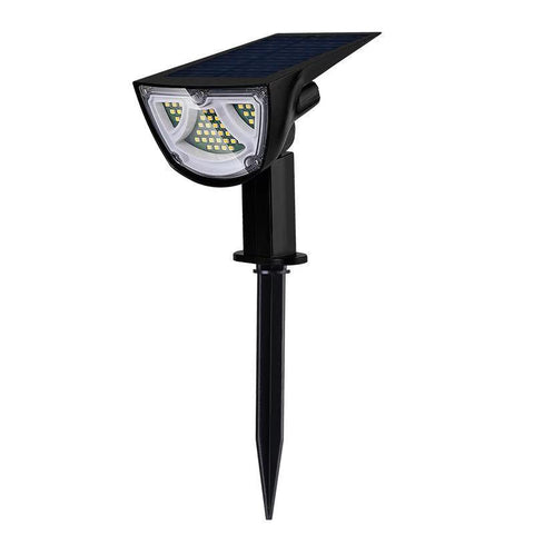 Solarna lampa ogrodowa z czujnikiem ruchu, lampy solarne na zewnątrz, wodoodporny kinkiet zewnętrzny IP65, super jasna lampa słoneczna 43LED 650 lm, opakowanie 2 szt.