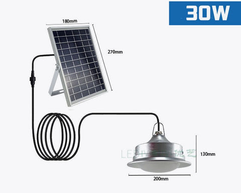 Zewnętrzna lampa wisząca na energię słoneczną 55LED