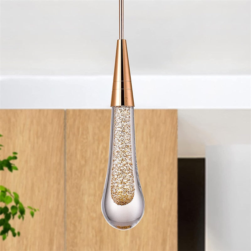 Plafonnier LED en cristal au design nordique moderne, éclairage d'intérieur, luminaire décoratif d'intérieur, idéal pour une chambre à coucher, un chevet ou un Restaurant