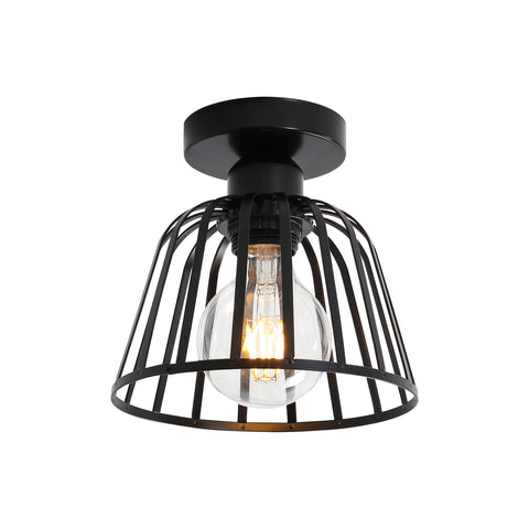 Metalowa lampa sufitowa w stylu retro, lampa sufitowa w stylu vintage, oświetlenie sufitowe E27, do przedpokoju, salonu, sypialni, kawiarni, restauracji, pokoju (żarówka nie jest dołączona)